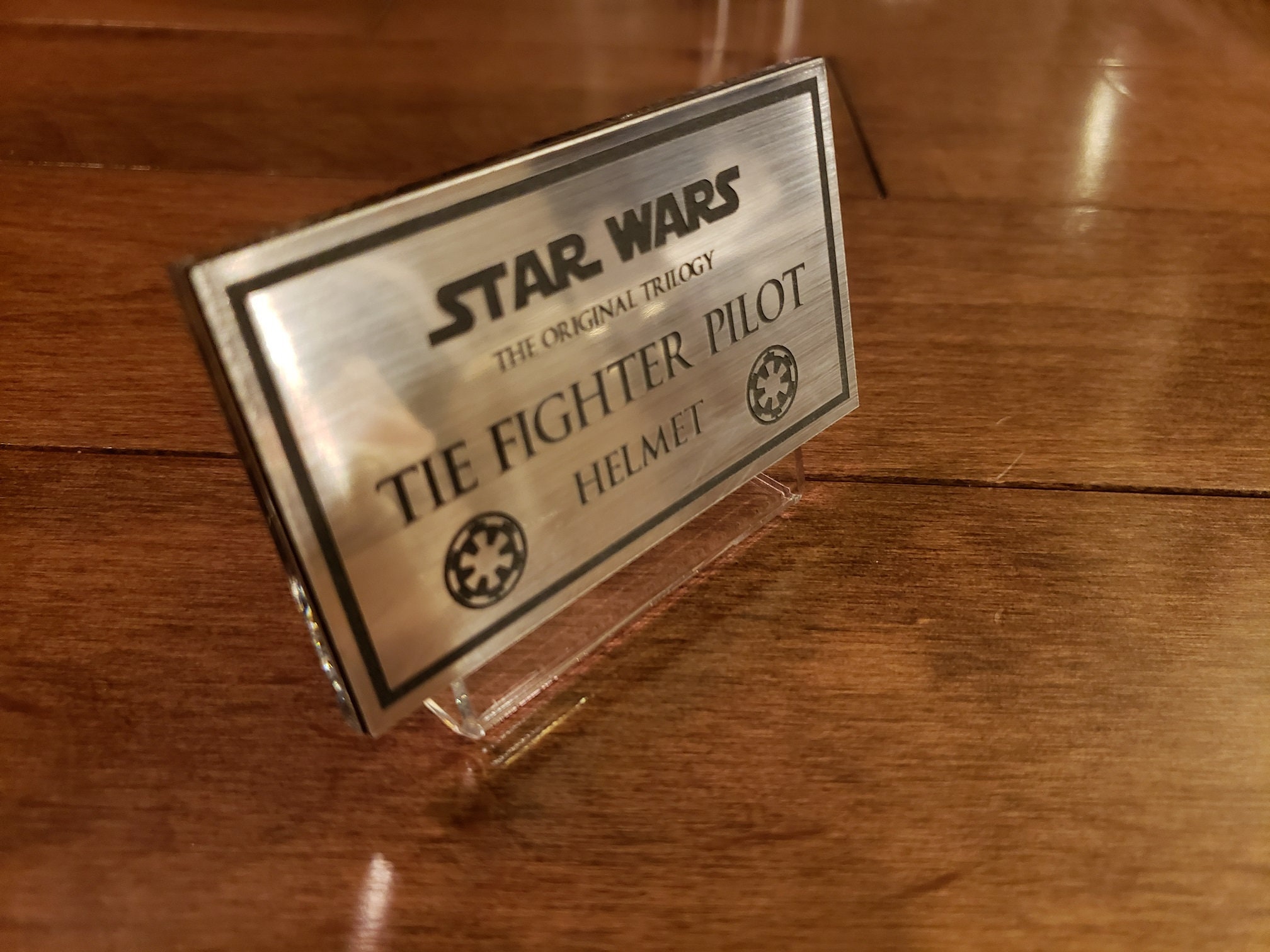 Acrylic Data Plate Display Stand - Etsy