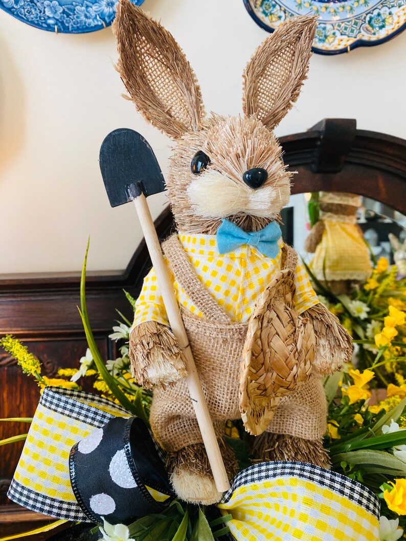 Easter Bunny Candlesticks Spring Candlesticks Easter Etsy