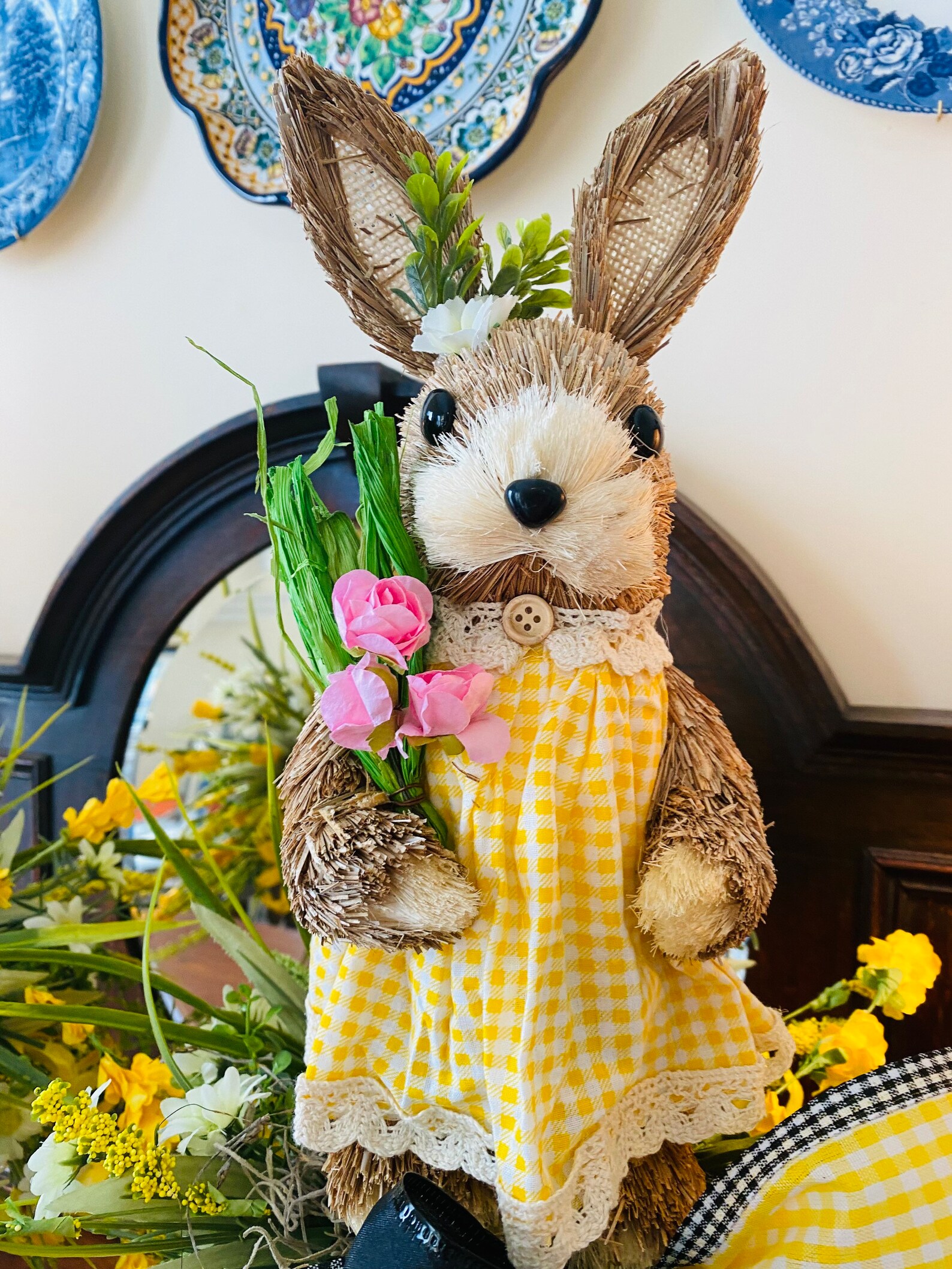 Easter Bunny Candlesticks Spring Candlesticks Easter Etsy