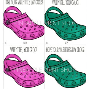 Valentines Crocs 