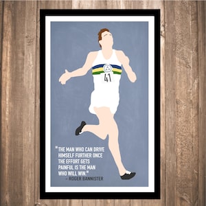 INSTANT DOWNLOAD - Roger Bannister Print