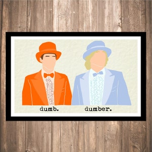 INSTANT DOWNLOAD - Dumb and Dumber &quot;Charity Ball&quot; Print