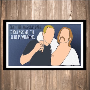 INSTANT DOWNLOAD - True Detective &quot;The Light Is Winning&quot; Print