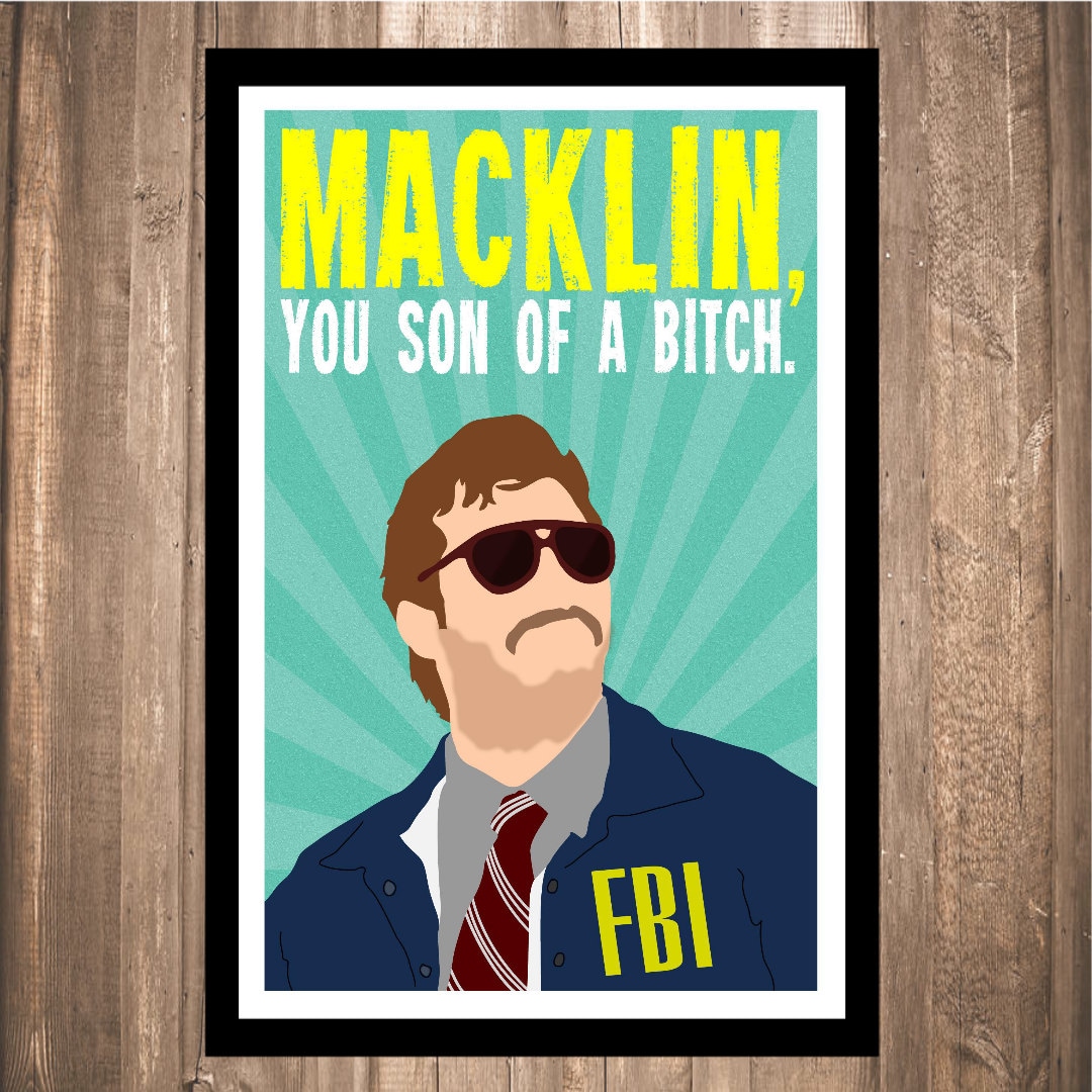 INSTANT DOWNLOAD - Burt Macklin Two Print - Etsy