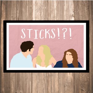 INSTANT DOWNLOAD - This is 40 &quot;Sticks!?!&quot; Print