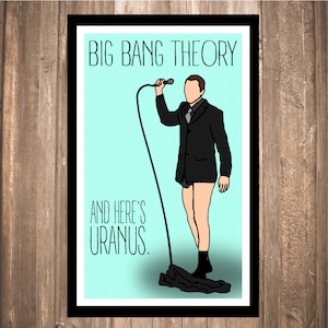 INSTANT DOWNLOAD - Big Bang Theory &quot;Uranus&quot; Print
