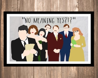 INSTANT DOWNLOAD - Clue &quot;No Meaning Yes?&quot; Print