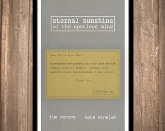 SOFORTIGER DOWNLOAD - Eternal Sunshine of the Spotless Mind "Karte""