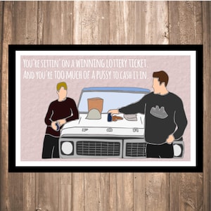 INSTANT DOWNLOAD - Good Will Hunting &quot;Lottery Ticket&quot; Print