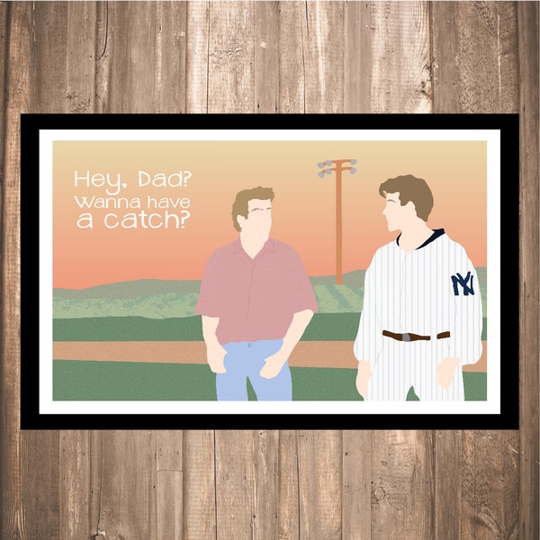 INSTANT DOWNLOAD - Field of Dreams "Catch" Print