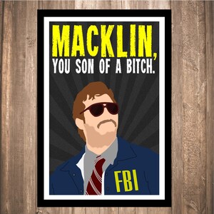 INSTANT DOWNLOAD - Burt Macklin Print