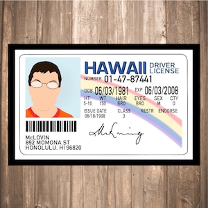 INSTANT DOWNLOAD - Superbad "McLovin" Print