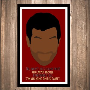 INSTANT DOWNLOAD - Tom Haverford &quot;Red Carpet Insoles&quot; Print