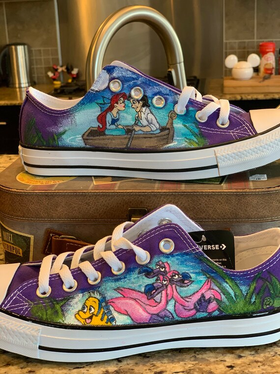 Disney Themed Shoes Hand Painted Shoes Custom Converse 