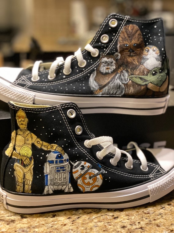 Buy Custom Painted Converse Inspired by the Star Wars Saga Online in India - Etsy Buy Custom Painted Converse Inspired by the Star Wars Saga Online in India - Etsy