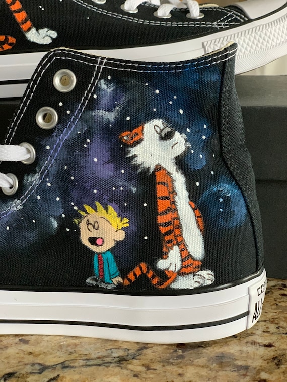 Calvin and hobbes converse sale
