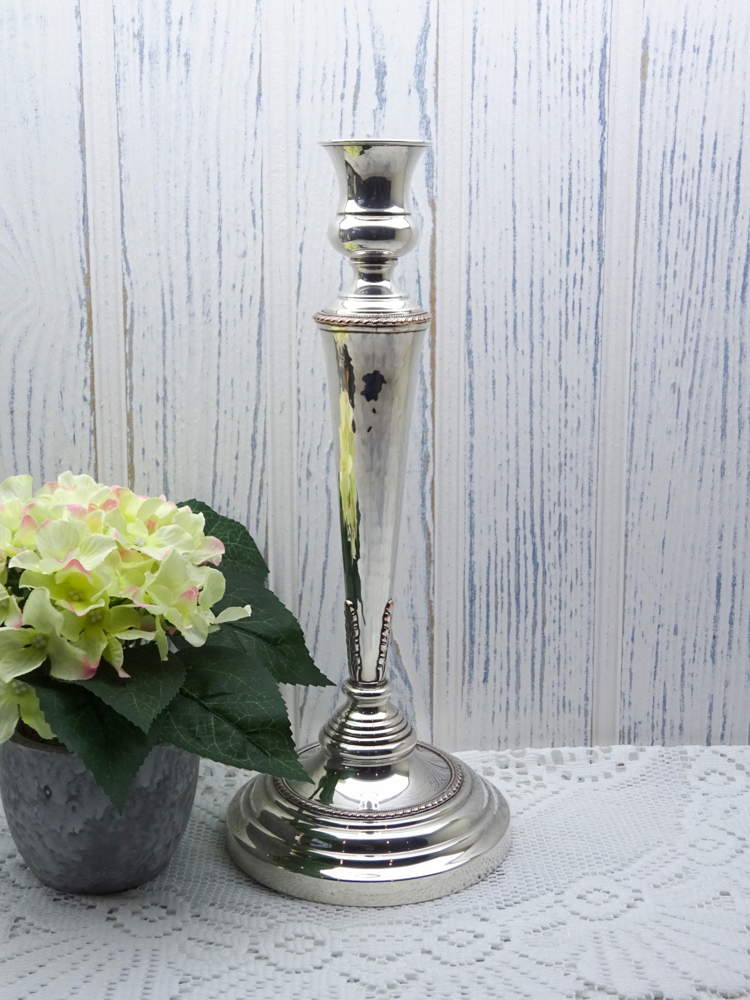 Viktorianischen Silber vergoldet Kerze georgischen Stil 19. | Etsy