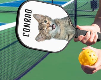 Custom Pickleball Paddle - Your Image, Design or Logo Personalized Pickleball Gift - Fiberglass or Carbon Fiber USA Pickleball Approved