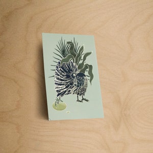 Vogel Kunstdruck, moderne Kunstdruck, Spaß Karten, Natur Druck, 4 &quot;x 6&quot;