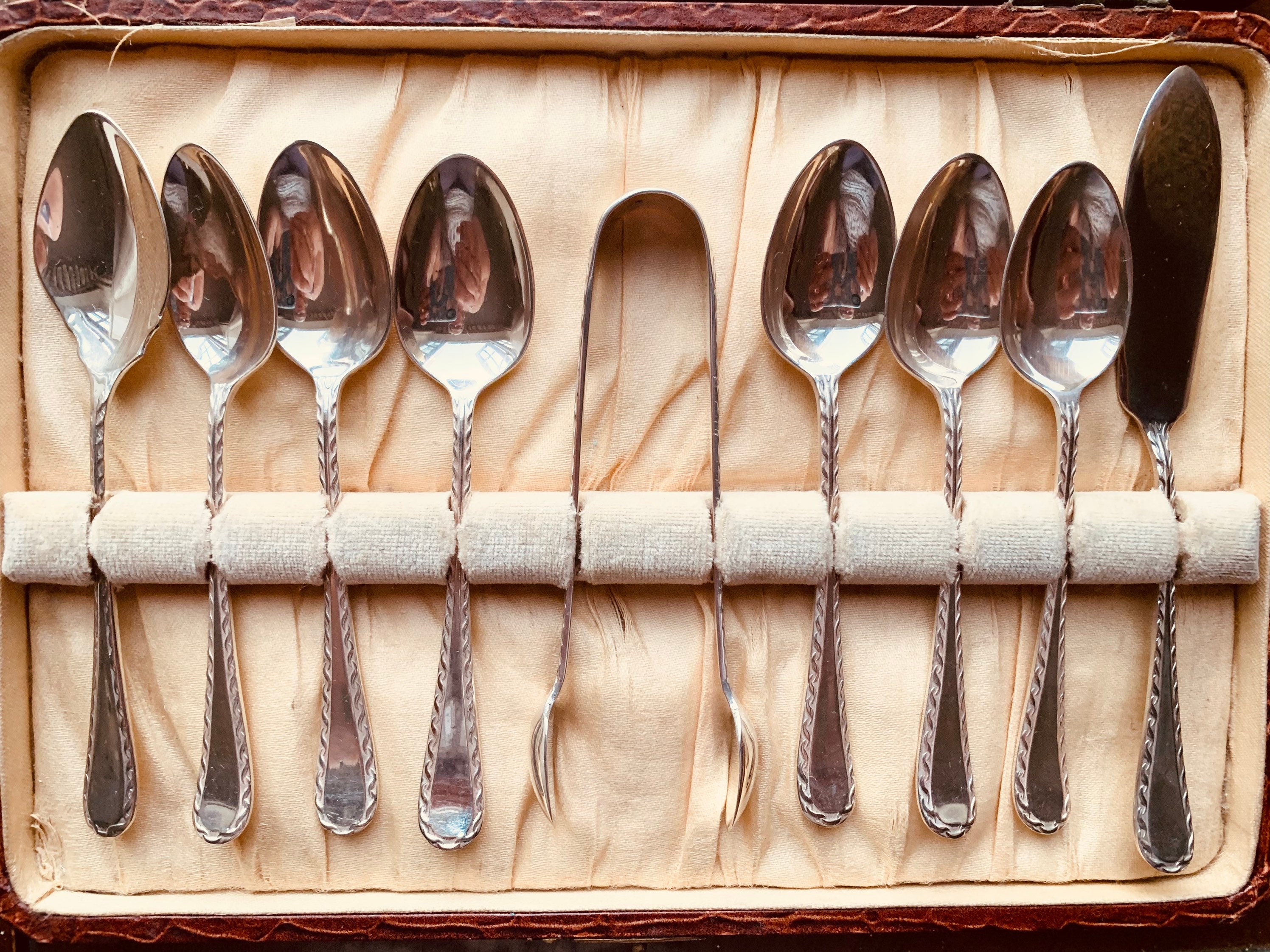 A vintage epns afternoon tea cutlery set including 6 Etsy