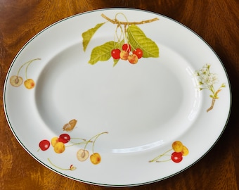A vintage Wedgwood ‘Sweet Cherries’ oval platter, hard to find and very sort after.