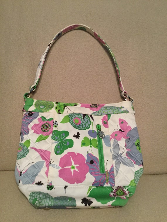 vera bradley butterfly purse
