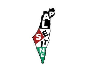 Palestine Map pin