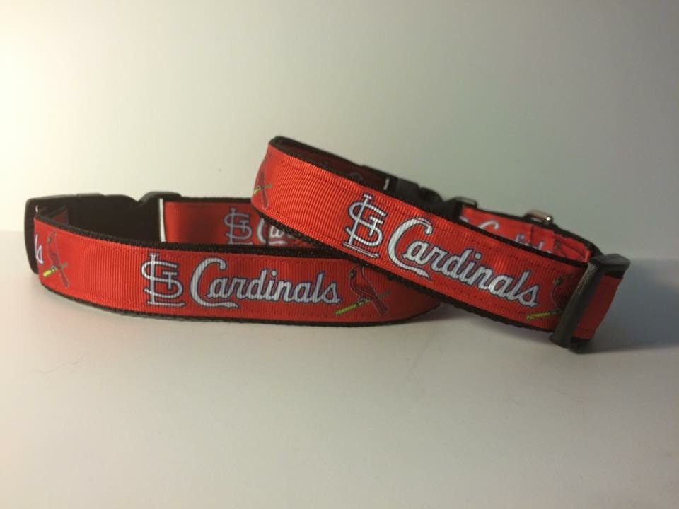  MLB St. Louis Cardinals Licensed PET COLLAR- Heavy