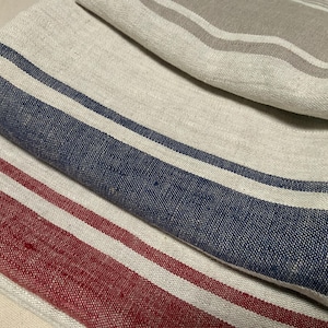 Rustic French Linen Towels: Softened Heavyweight European Linen image 11