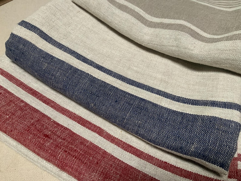 Rustic French Linen Towels: Softened Heavyweight European Linen image 11