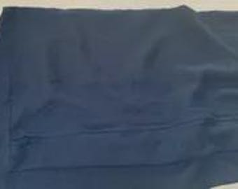 Navy Linen Wedge Pillow Cover (36x18x12") - Washable Reading Pillowcase, many colors and sizes available