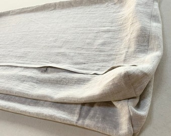Linen Reading Wedge Pillow Cover: Washable Bed Rest Cushion