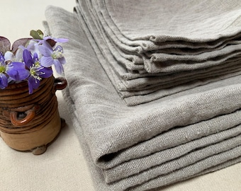 Rough Linen Bath Towel: European Flax, Softened & Absorbent