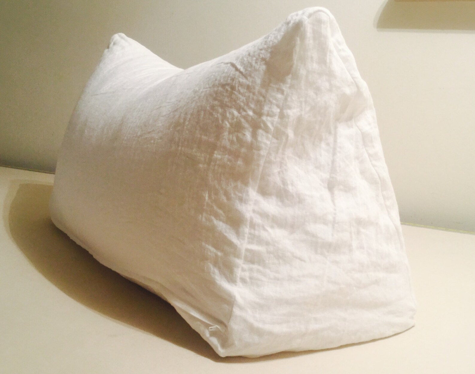 Wedge pillow cover in 100 linen washable Etsy
