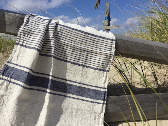 Rustic French Linen Towels: Softened Heavyweight European Linen