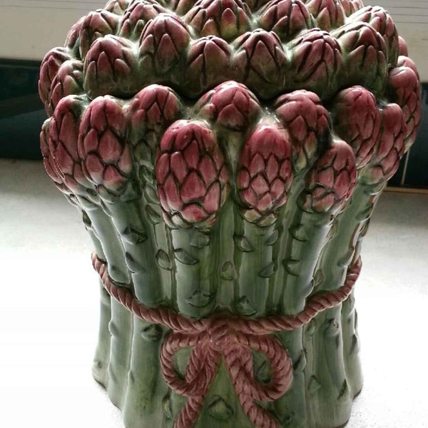 Asparagus Cookie Jar Lidded Everyday Gibson Quality Collectible