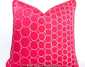 Christian Lacroix Pearls Pink Contemporary Luxury Designer Cushion Pillow Cover