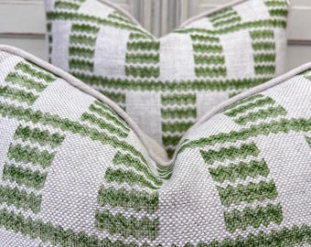 Cushions Made In Fermoie Cove Fabric Green Linen Cushion Pillow Throw Cover