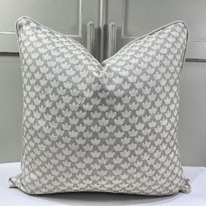 Cushions Made In Fermoie Eythorne Luxury Designer Decorative Pale Green Neutral Cotton Cushion Pillow Throw Cover