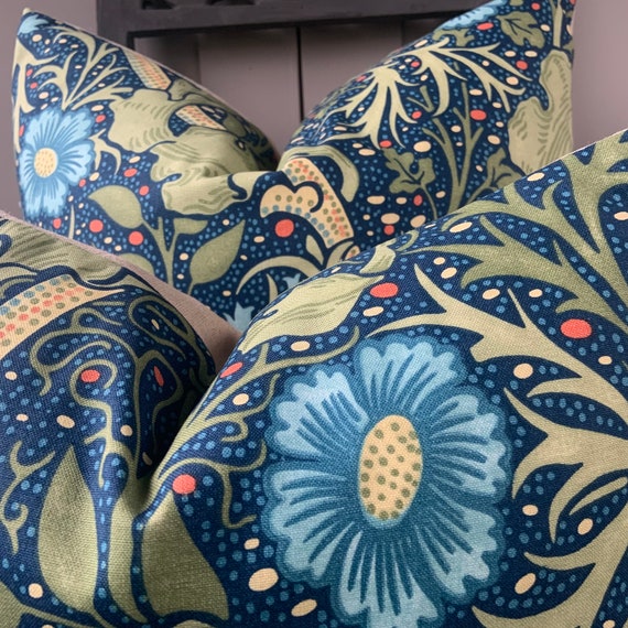 ウィリアムモリス クッションカバー Seaweed