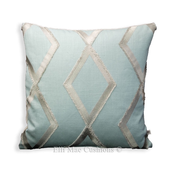 Casadeco Fabric Designer Origin Diamond Blue Grey Cushion Etsy Casadeco Fabric Designer Origin Diamond Blue Grey Cushion Etsy