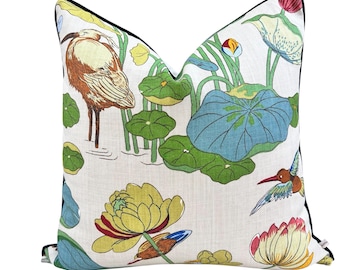 GP & J Baker Nympheus Tropical Decorative Cushion Throw Pillow Cover