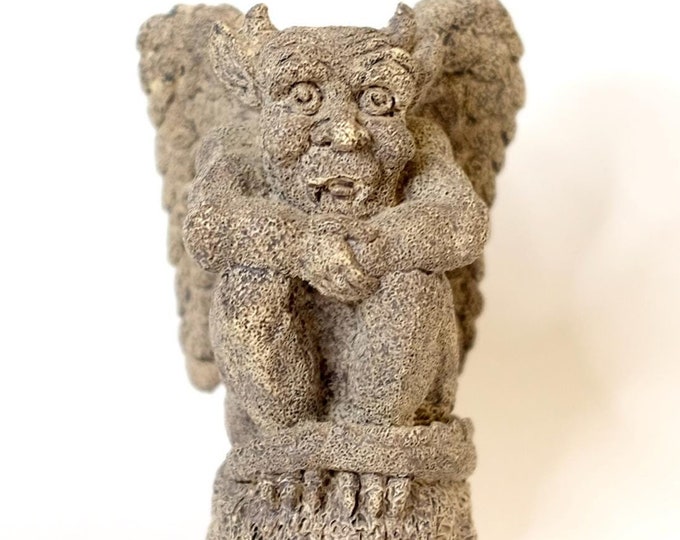 Vintage 90s Gargoyle Statue Figurine Fabri-centers Vintage Gothic ...
