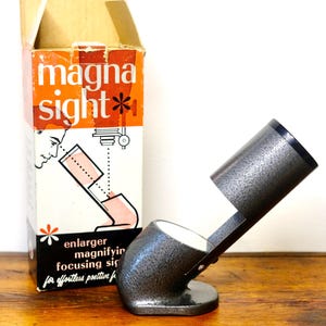 Vintage Bestwell Magna Sight Telescope: Darkroom Enlarger Focusing Scope