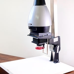 Vintage Bogen 22B Photo Enlarger with Base: Tested & Working Darkroom Photography