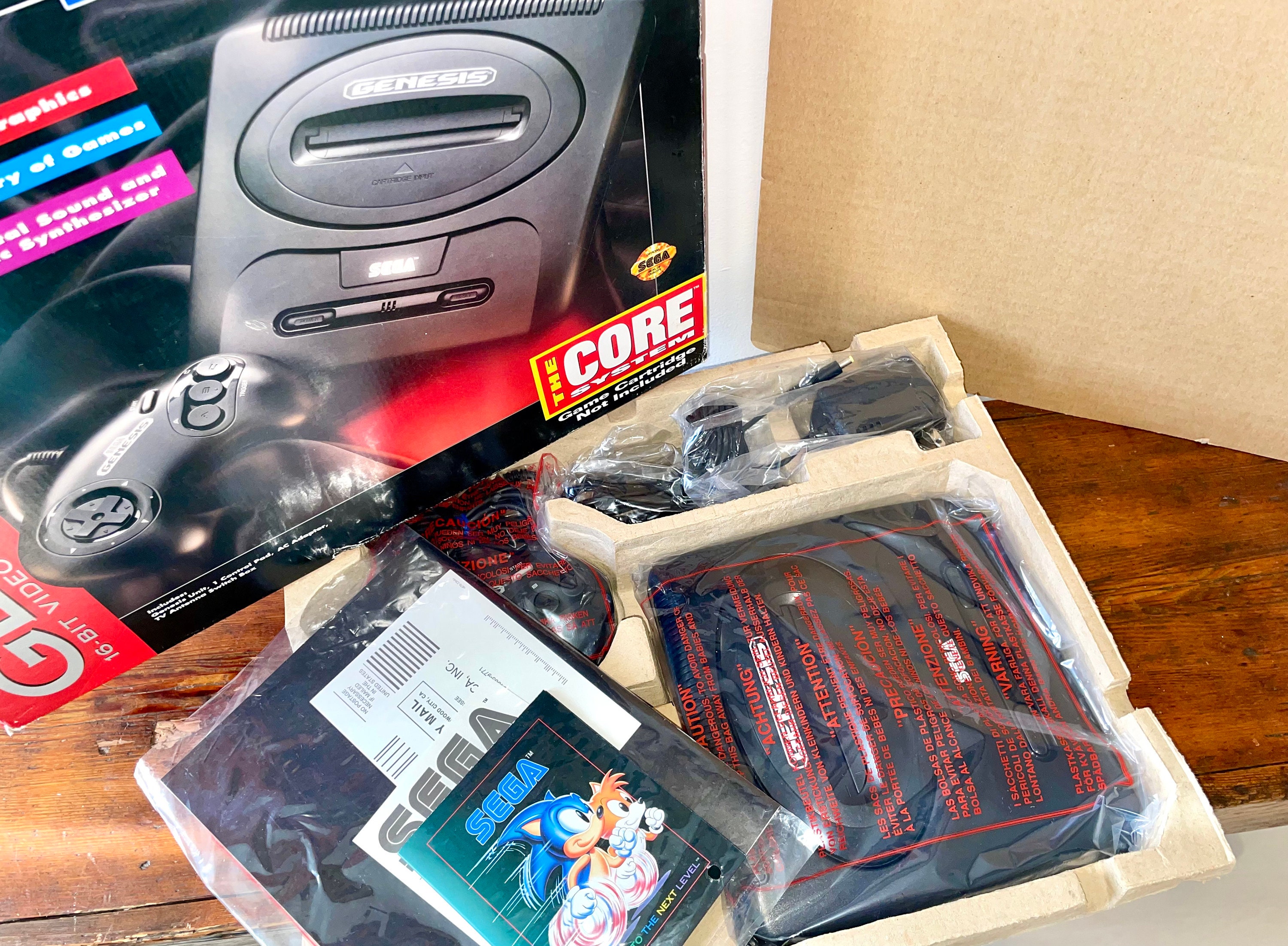 Empty Console Box ONLY for Sega Genesis Nomad ( Caja / Boîte / Der Karton / Caixa / Scatola ) - UK