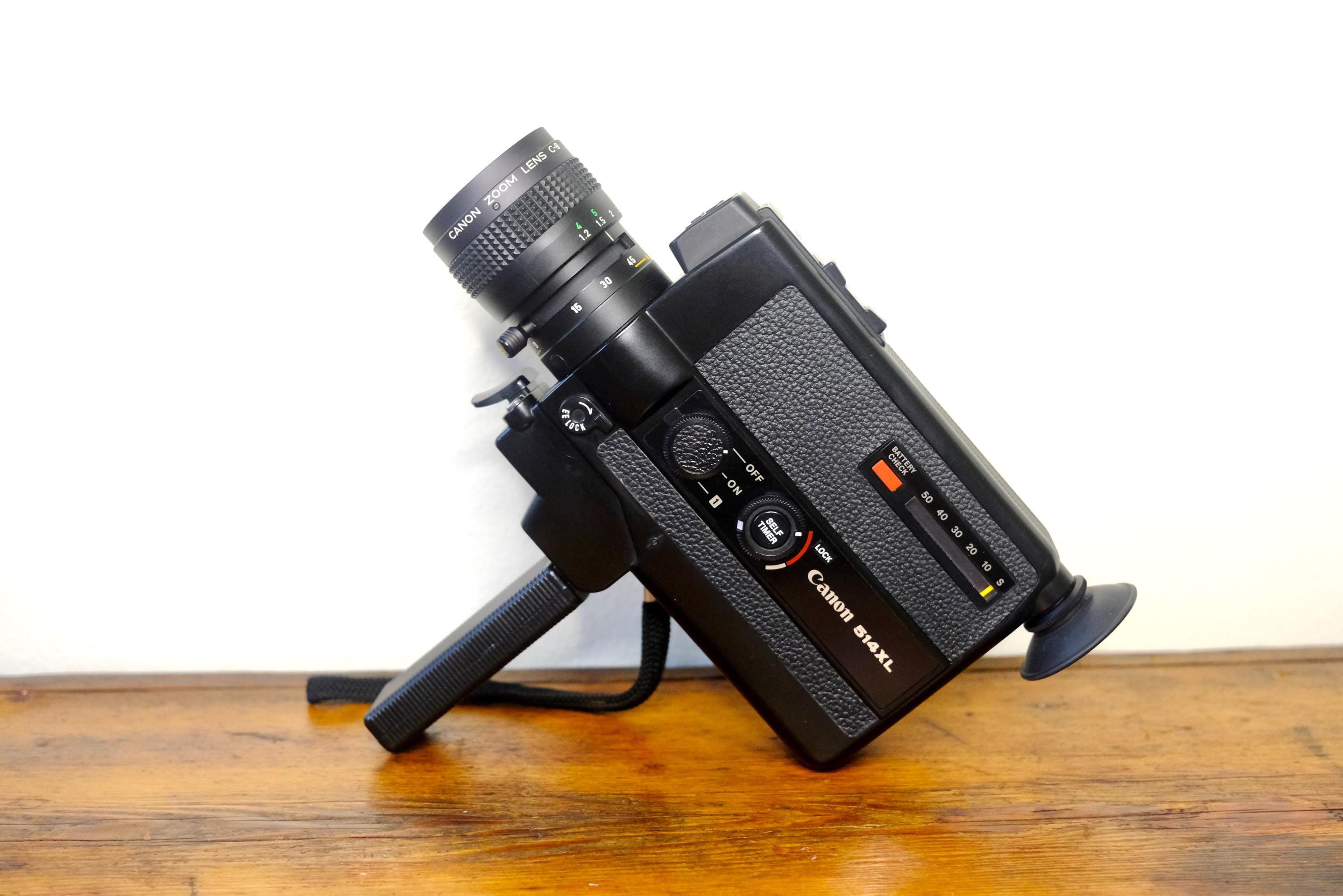 Canon 514XL ビデオカメラ 8mm Canon 514XL Super 8 Cine Camera – Retro Camera Shop