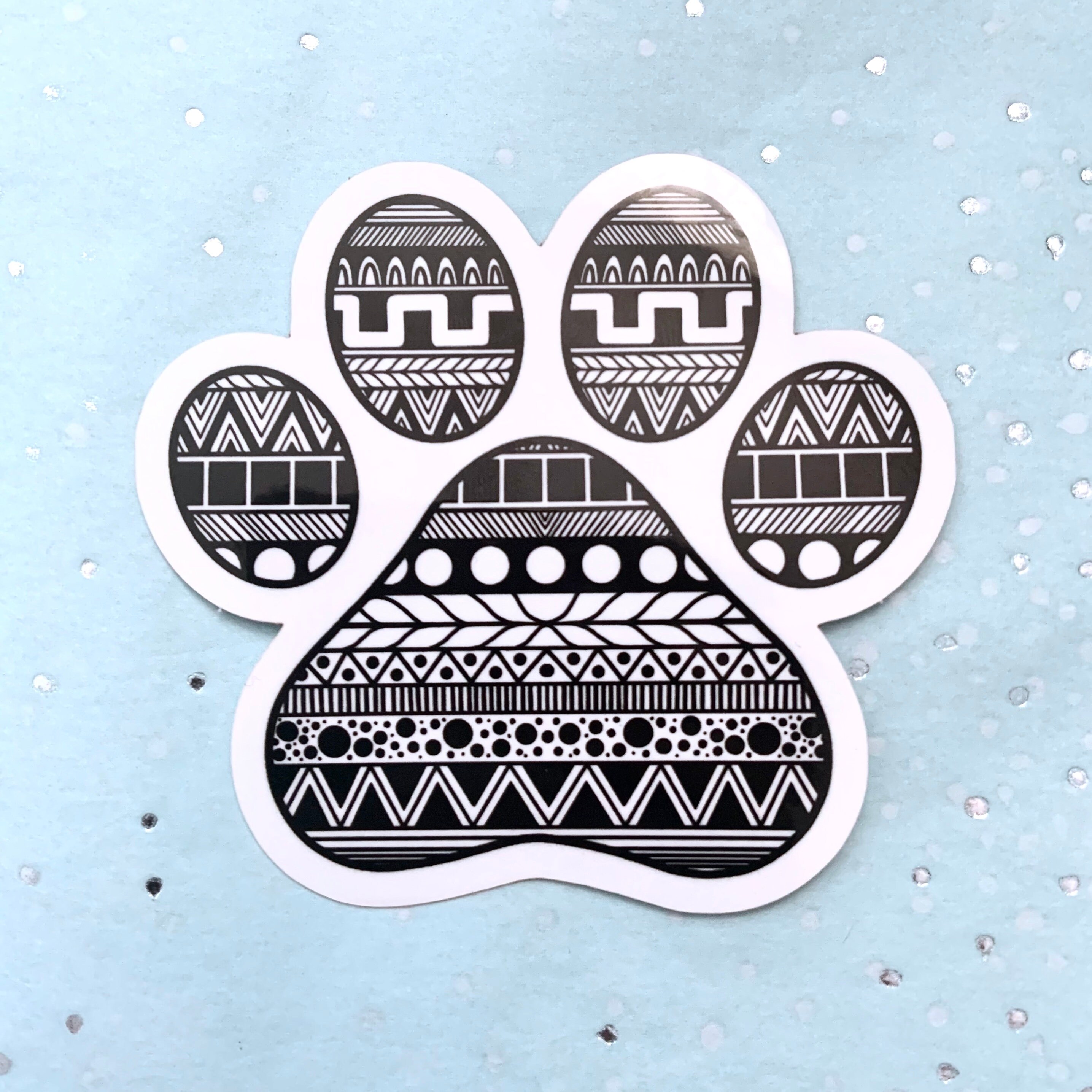 Paw Sticker Paw Print Sticker - Etsy