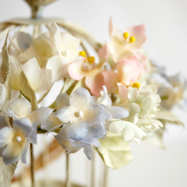 Ready to Ship flower Crown headpiece Bridal hand dyed silk flower wreaths Flower headband