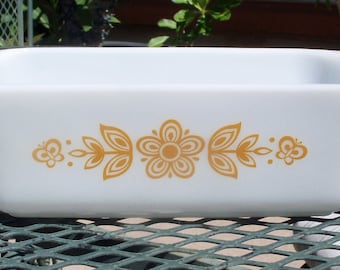 Pyrex Butterfly Gold Loaf Pan